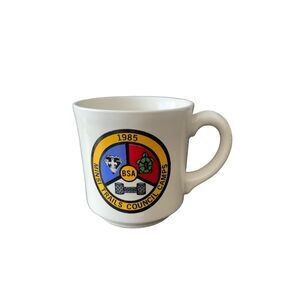 Vintage Boy Scouts Scout Minsi Trails Council Camps 1985 Mug
